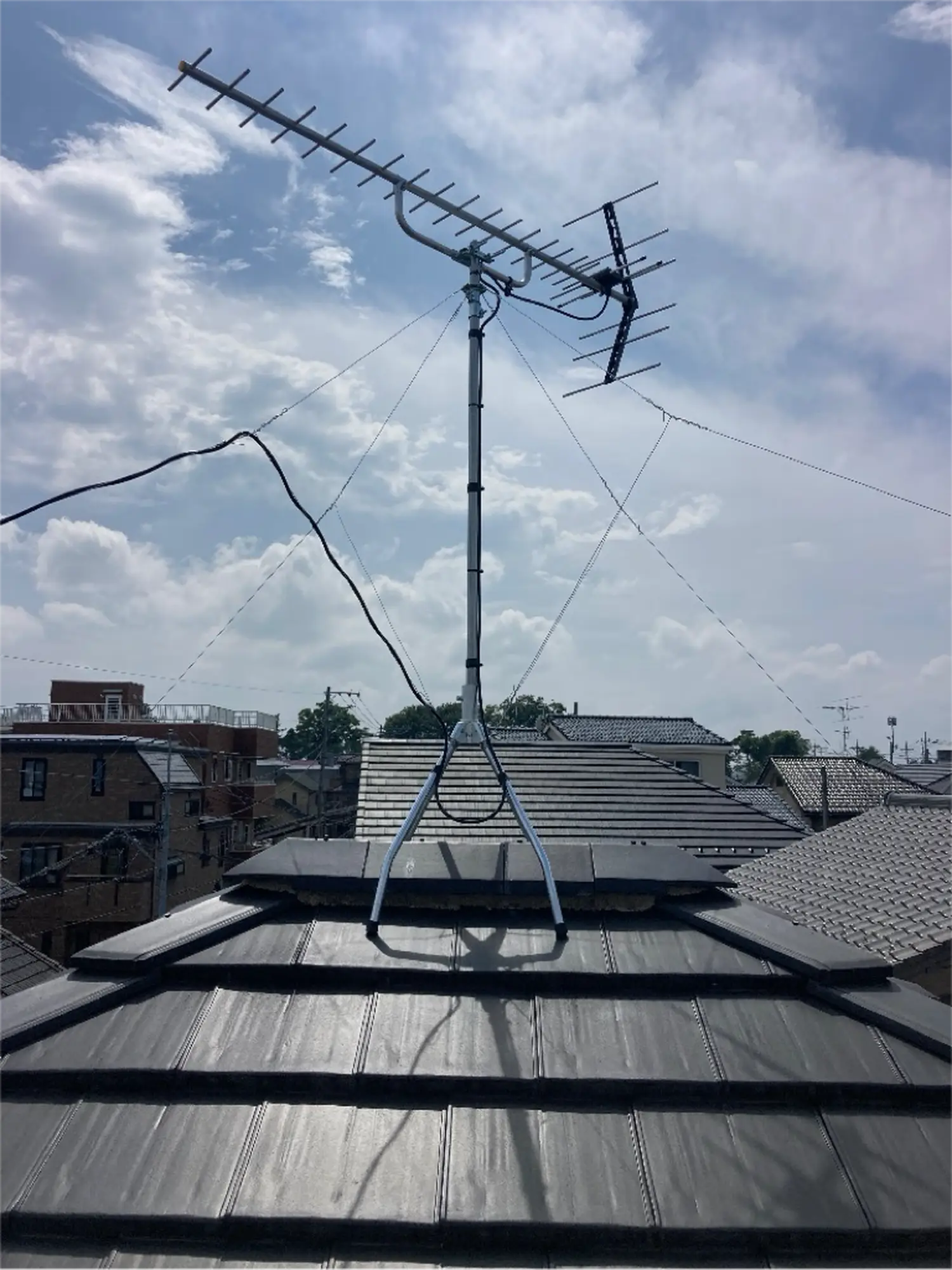 さいたま市北区のテレビアンテナ工事・取り付け：新築戸建てアンテナ